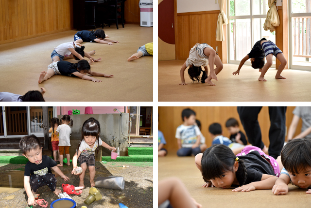 大島保育所の子どもたち